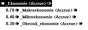 Dotaz s první podúrovní
